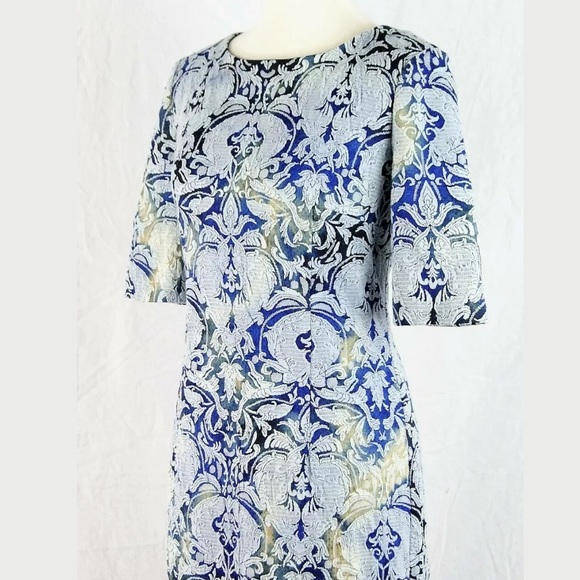 ❌SOLD❌Betsey Johnson Jacquard Midi Sheath Dress - Picture 3 of 6